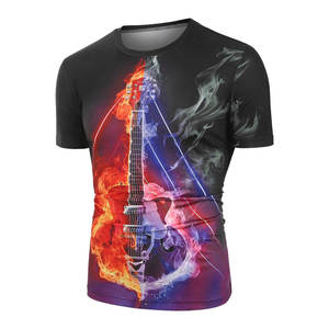 Camiseta Deportiva de Secado Rápido para Hombre, Compresión Ligera, Transpirable, Cuello Redondo, para Entrenamiento de Verano y Running - Product Image 1