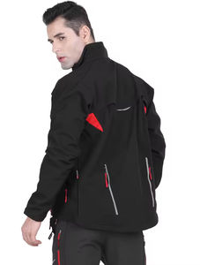 Veste de cyclisme d'hiver pour homme WOSAWE BO284, manches longues, imperméable, coupe-vent, polaire thermique, 100% polyester, course à pied, cyclisme - Product Image 1