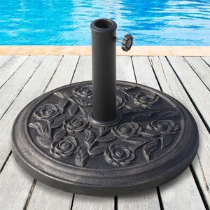Ombrellone da Giardino Quadrato con Base in Acciaio Inox per Ristoranti, Hotel, Spiaggia o Patio di Casa - Consigliato per la Pioggia - Product Image 1
