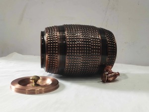 Direct Source Copper Water Dispenser Manufacturer Copper Water Dispenser High Gloss Finish Custom Copper Water Dispenser - Product Image 2