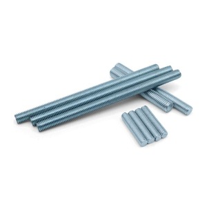 Barre filetée en acier galvanisé 8 mm, tige filetée en fer, tige de fixation industrielle, quincaillerie de construction, raccord de tuyauterie, tige métallique - Product Image 5