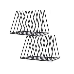 Metal Book Stand for Study Table Iron Desk Organizer for Books Files <b>Magazines</b> Tabletop <b>Storage</b> Rack for Home Office - Product Image 6