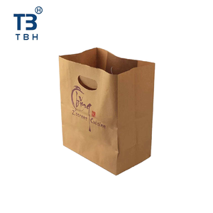 Sac en papier de qualité supérieure avec poignée en D, 280x280x150mm, idéal pour les commerçants, les vendeurs et les fournisseurs. - Product Image 3