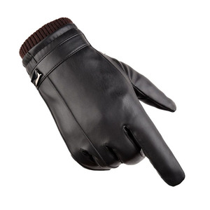 Gants en cuir uni pour usage quotidien en extérieur, compatibles avec les écrans tactiles, pour la conduite, le cyclisme, la moto, de la marque IGNITEFIT WEAR - Product Image 2