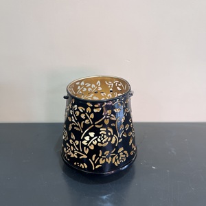 Artisan Design L666 Decorative Metal Candle <b>Holder</b> Lantern Hollow Floral Design <b>Tealight</b> <b>Holder</b> Home Decor - Product Image 2