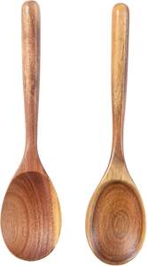 Madera de Acacia disponible para pedidos B2B. Impex Designs Cucharas de servir de madera bellamente hechas a mano. - Product Image 4