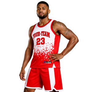 Uniforme de Baloncesto Profesional, Conjunto de Camiseta y Pantalones Cortos, Logotipo Personalizado, Número, Nombre, Equipo, Ropa para Entrenamiento y Partido, OEM - Product Image 6