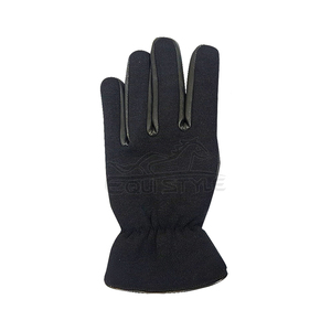 Gants d'hiver unisexes en cuir de mouton compatibles avec les écrans tactiles, avec poignets en sergé, sportifs, pour la conduite et les activités de plein air - Product Image 2