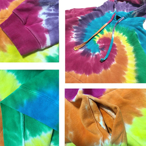 เสื้อฮู้ดดี้คุณภาพสูงแบบย้อมสีตามสั่ง พร้อมไซส์ใหญ่พิเศษตั้งแต่ XS ถึง 6XL ผ้ากันหด ใส่ได้ในฤดูหนาว มีฮู้ด คอปกแบบพื้นฐาน ผลิตจากผ้าฝ้ายผสม - Product Image 6