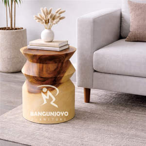 Mesa de Centro Multifuncional Moderna de Lujo, Hecha a Mano, de Madera Sólida Ecológica y Duradera, para el Hogar, Comedor y Sala de Estar - Product Image 1