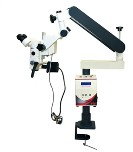 Microscopio Quirúrgico Ginecológico Binocular con Soporte de Piso, Enfoque Manual, Fuente de Luz Eléctrica, Pantalla LCD, Soporte OEM - Product Image 3