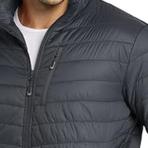 Veste d'hiver décontractée pour homme, veste matelassée en nylon de haute qualité avec design en plumes de canard, taille plus, tendance - Product Image 3