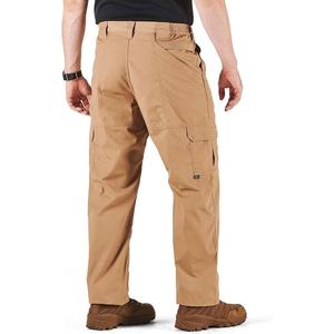Pantalons cargo décontractés pour hommes en toile écologique respirante personnalisable en gros - Product Image 4