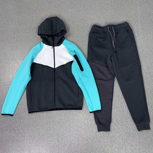 Survêtement Homme Slim Fit en Polaire Technique Uni avec Cordon de Serrage - Décontracté, Respirant et Écologique, Léger, Grandes Tailles, Vêtements de Sport - Product Image 2
