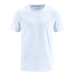 Camiseta de Punto de Algodón 100% de Alta Calidad para Hombre, con Logotipo Personalizado, Transpirable, Ecológica, Diseño Sólido para Verano, Ropa Deportiva - Product Image 5