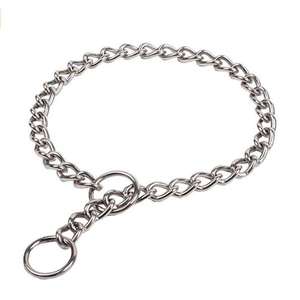 भारी शुल्क क्रोम प्लेटेड कुत्ते लीश श्रृंखला मजबूत धातु पालतू लीड के साथ चलने और प्रशिक्षण के लिए स्विवेल हुक टैंगल मुक्त डिजाइन के साथ - Product Image 4