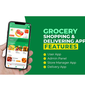 WebCraft Studio, conception de magasin d'alimentation en ligne, produits essentiels quotidiens, produits frais de la ferme, produits laitiers, boulangerie, en-cas, livraison rapide à domicile - Product Image 2