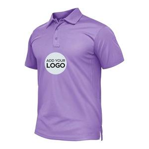 Polo para hombre con estampado de caballo y letras, cuello en contraste, ribete en contraste, camisa de golf, polo de piqué - Product Image 6