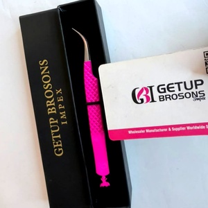 แหนบดัดขนตาสแตนเลส GETUP BROSONS ปลายโค้งมน เครื่องมือความแม่นยำสูง สำหรับต่อขนตา บรรจุกล่อง - Product Image 4
