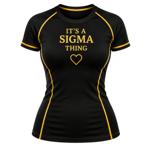 Camiseta de Compresión Deportiva Personalizada para Mujer de la Hermandad Griega Sigma Gamma Rho, Camiseta Deportiva Elástica de Manga Corta para Gimnasio, Venta al por Mayor - Product Image 1