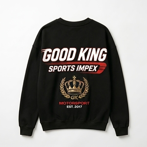เสื้อสเวตเชิ้ตคอกลมผ้าฝ้ายฟลีซสไตล์สตรีทแวร์ลำลองสำหรับผู้ชาย ฤดูหนาว ขายส่ง รับผลิตตามสั่ง พิมพ์ลายกราฟิก - Product Image 1