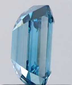 Diamant bleu vif fantaisie cultivé en laboratoire, taille émeraude, 3,00 carats, certifié IGI, pour la fabrication de bijoux, bagues ou pendentifs - Product Image 4
