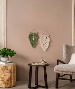 <b>Large</b> bohemian style macrame <b>wall</b> hanging to bring texture and softness to cold modern apartment interiors - Product Image 3