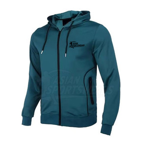 Conjunto Deportivo Casual de Invierno para Hombre con Capucha, Estampado, con Cierre, Transpirable, de Secado Rápido, 100% Algodón - Product Image 4