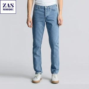 Pantalones Vaqueros Rectos de Cintura Media para Hombre, Diseño Personalizado, 100% Algodón, Transpirables, de Secado Rápido, Nuevos, Elegantes, Orientados a la Exportación - Product Image 1