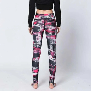 Women Plus Size Polyester Spandex Capri Pants Full Length Elastic Waist Summer Lounge Wear Breathable Active <b>Stretch</b> Front Logo - Product Image 4