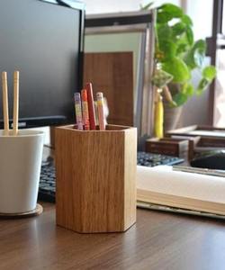 Juego de Portalápices y Caja Decorativa de Madera de Mango, Organizador de Escritorio Ecológico para Regalos Corporativos - Product Image 5