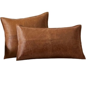 Coussin Tête de Cheval Designer en Cuir Luxe Léger Nordique INS, Housse de Coussin de Canapé Britannique pour Salon, Housse de Coussin d'Hôtel - Product Image 3