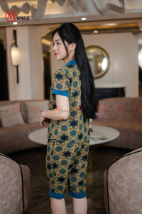 Women's home wear <b>Pyjama</b> set luxury style comfortable feeling <b>for</b> the wearer size S to XXL Cold Silk high quality - Product Image 3