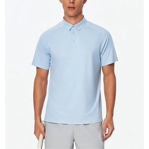 High Elasticity Tennis and Golf Polo <b>Shirts</b> Men Low MOQ Training Performance Apparel Supplier Sportswear Outfit Athletic Polos - Product Image 5