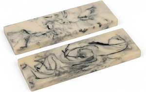Customized Handmade Rectangular Resin Cooking <b>Kitchen</b> Knife Handle with <b>Scale</b> Pattern FAIZA CRAFT Brand Wholesale - Product Image 6