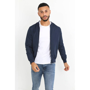 Chaqueta Bomber de Lana para Hombre, Personalizable, de Alta Calidad, Corte Ajustado, Informal, Transpirable, Resistente al Viento, con Logotipo Frontal - Product Image 1
