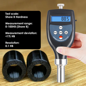 ดิจิตอลดูโรมิเตอร์แบบทนทาน 0 ถึง 100HB ชอร์ บี ยางแข็งระดับกลาง ลูกกลิ้งเครื่องพิมพ์ดีด คุณภาพสูง เครื่องวัดความแข็งแบบ LCD - Product Image 6