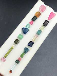 พลอยทัวร์มาลีนสีธรรมชาติแบบคละสี ไม่ผ่านการเผา  สำหรับนักออกแบบเครื่องประดับ  ขายส่ง - Product Image 5