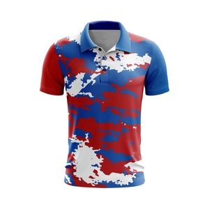 Camisetas Polo de Verano con Estampado Completo, Camisetas de Golf de Manga Corta Elásticas, Camisetas Polo de Golf Transpirables de Secado Rápido - Product Image 3