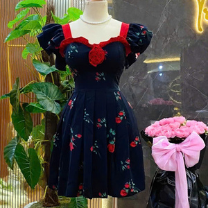 Stylish Women's elegant <b>dress</b> Short-Sleeve <b>Dress</b> Perfectly Blending Elegance Comfort Casual Formal for Various Events <b>Maxi</b> <b>Silk</b> - Product Image 3