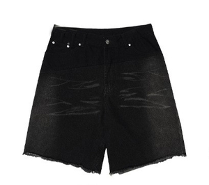 Shorts de Mezclilla Premium Plus Size para Mujer, Cintura Media, Elásticos, Transpirables, de Secado Rápido, 100% Algodón, Corte Recto, Estilo Casual de Verano - Product Image 1