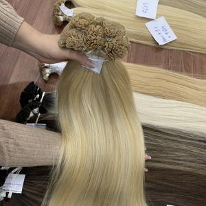 Extensions de cheveux à pointe plate en kératine de qualité supérieure, couleurs européennes, cheveux vietnamiens lisses naturels - Product Image 3