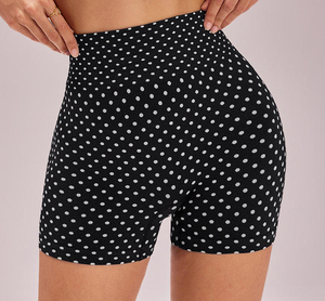 Shorts Deportivos de Cintura Alta para Mujer, Bordados, Sin Costuras, Elásticos, para Entrenamiento, Running, Gimnasio, Ciclismo - Product Image 4