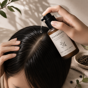 เซรั่มบำรุงหนังศีรษะ Blackening Rejuvenating ขนาด 50 มล. บรรจุภัณฑ์ขวดผลิตภัณฑ์ดูแลผิวแบบกำหนดเองได้ - Product Image 2