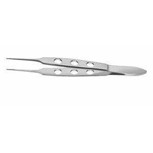 Pinzas Oftálmicas Bishop-Harmon Iris con Puntas Dentadas Cruzadas, Instrumento Microquirúrgico, Uso en Cirugía General, Certificación CE - Product Image 1