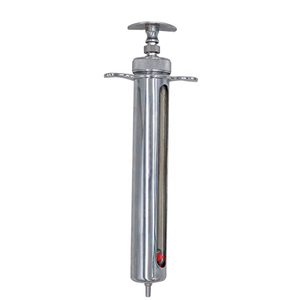 Meilleure seringue vétérinaire continue en métal réglable pour vaccins, avec accessoires complets pour poulets, canards, oies et loches - Product Image 3