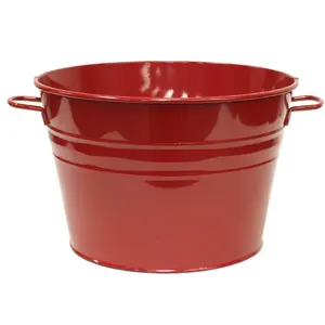 Macetero de hierro negro mate hecho a mano para interiores modernos, macetero decorativo artístico de metal hecho a mano para el hogar, florero - Product Image 1