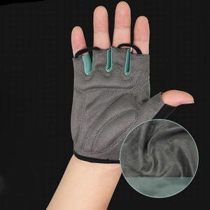 Soft Breathable Cycling Gloves For Men Women <b>Half</b> Finger Anti <b>Slip</b> Silicone Palm For Outdoor Bike Riding Mountain And Road - Product Image 5