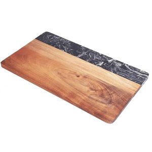 Planche à découper en bois, planche de cuisine artisanale en bois massif, planche de préparation alimentaire, planche de service pour charcuterie et fromages, planche de boucher - Product Image 1