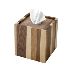 Dispensador de Servilletas de Madera de Acacia Hecho a Mano, Portátil y Duradero, para Cocina, Comedor, Caja de Pañuelos Vertical, Decoración Contemporánea - Product Image 3